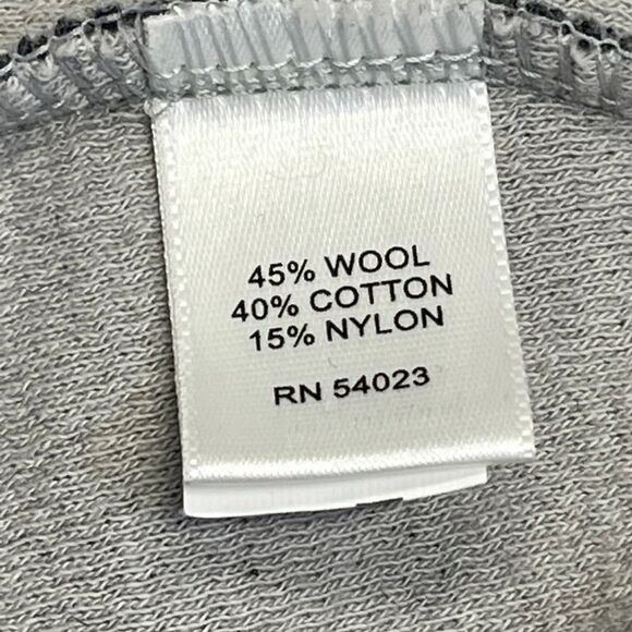 Banana Republic Mens Wool blend Full Zip Fleece Jacket sz large Grey - Picture 8 of 12